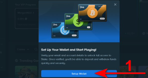 Deposit at Stake Chicken Road